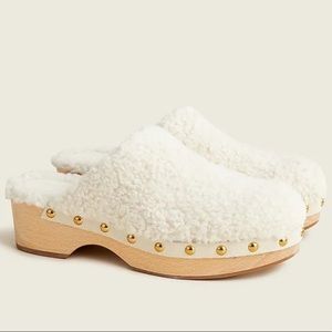🆕 J. Crew Sherpa Clogs